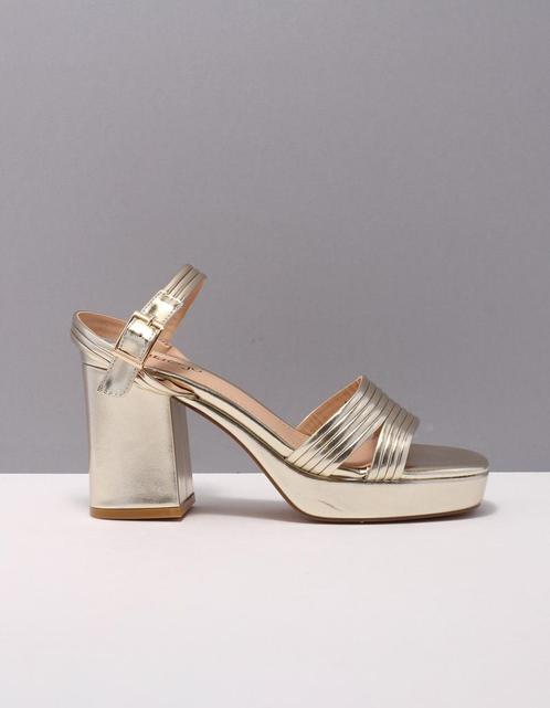 SALE! Mia & Jo sandalen dames 37 goud/zilver, Kleding | Dames, Schoenen, Nieuw, Verzenden