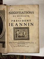 Pierre Jeannin - Les Négociations de Monsieur le Président, Antiek en Kunst