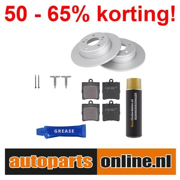 Remschijven + Remblokken Mercedes-benz Clk achterzijde, Auto-onderdelen, Besturing, Nieuw, Verzenden