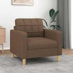 vidaXL Fauteuil 60 cm stof bruin, Huis en Inrichting, Banken | Bankstellen, Eenpersoons, Verzenden, Nieuw, Minder dan 150 cm