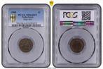 Koningin Wilhelmina 1 cent 1900 MS64 BN Ovale nullen PCGS, Postzegels en Munten, Munten | Nederland, Losse munt, Verzenden