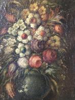 Spaanse school (XIX) - Flowers in vase, Antiek en Kunst