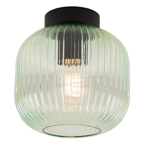 Design plafondlamp groen, Charlois, Huis en Inrichting, Lampen | Plafondlampen, Nieuw, Glas, Ophalen of Verzenden
