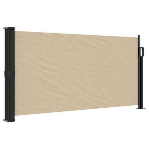 Uittrekbaar Windscherm Beige - Tweedekansje - OP=OP!, Caravans en Kamperen, Windschermen, Nieuw, Ophalen of Verzenden