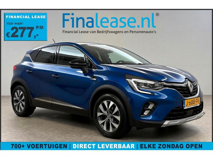 Renault Captur 1.3 TCe Intens Camera Adaptive Cruise Sfeer, Auto's, Renault, Lease, Automaat, SUV of Terreinwagen, Benzine, Blauw