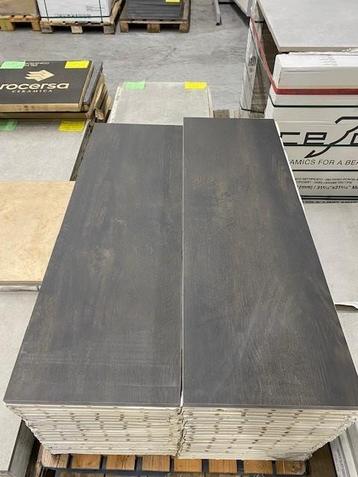 Keramische Terrastegel Nero Bruciato 40x120x2