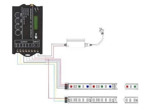 Led strip tijd controller RGB/W (dag / nacht simulatie), Hobby en Vrije tijd, Elektronica-componenten, Ophalen of Verzenden