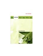 2000 TOYOTA MR2 INSTRUCTIEBOEKJE NEDERLANDS, Auto diversen, Handleidingen en Instructieboekjes