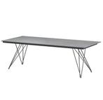 Tampa dining tuintafel 220x95xH75 cm donkergrijs 4 Seasons