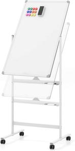 Magnetisch whiteboard - 60x100 cm - Met wielen - Wit - COSTW, Verzenden, Nieuw in verpakking