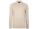 Veiling - Presly &amp; Sun Brad Long Sleeve Knitted Polo Bei, Nieuw