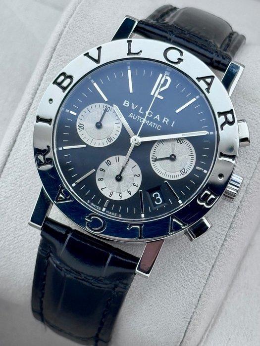 Bvlgari - Diagono Automatic Chronograph - - BB 38 SL CH -, Sieraden, Tassen en Uiterlijk, Horloges | Heren
