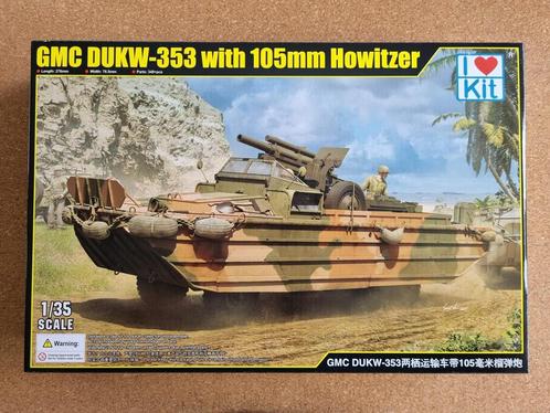 I Love Kit 63540 GMC DUKW-353 with 105mm Howitzer 1:35, Hobby en Vrije tijd, Modelbouw | Auto's en Voertuigen, Verzenden