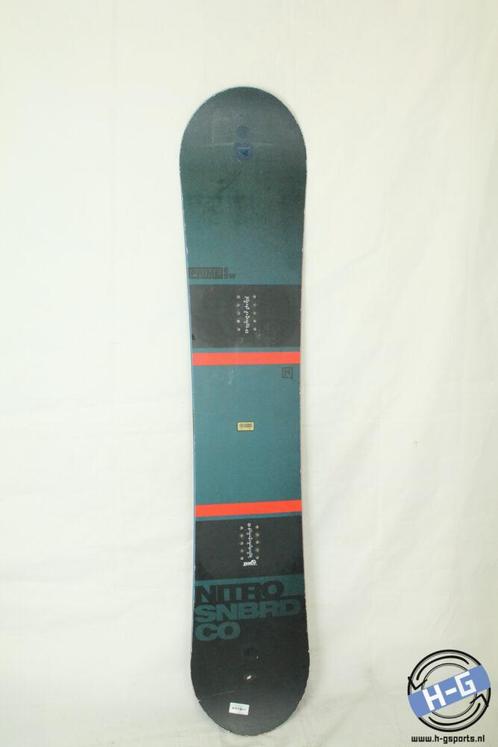 Refurbished - Snowboard - Nitro Prime - 165W, Sport en Fitness, Snowboarden, Board, Gebruikt, Ophalen of Verzenden