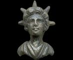 Oud-Romeins Zilveren buste van Sol Invictus (Zonder