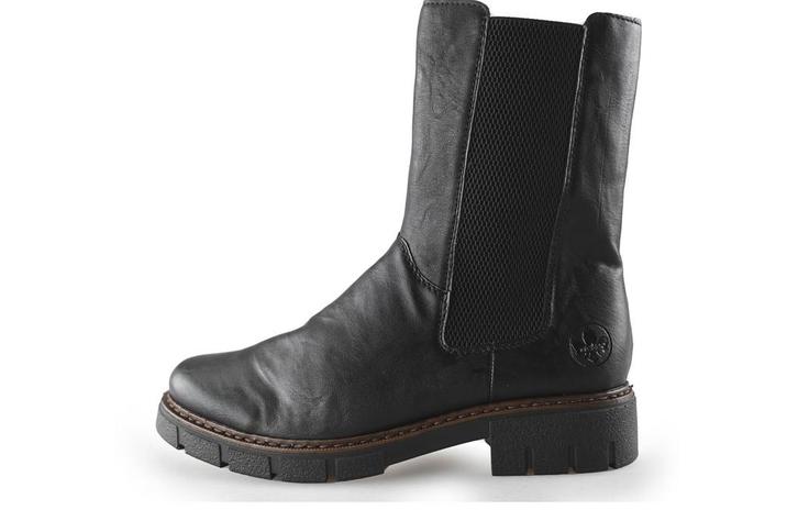 Rieker Chelsea boots in maat 38 Zwart | 10% korting, Kleding | Dames, Schoenen, Zwart, Zo goed als nieuw, Overige typen, Verzenden