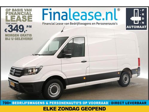 Volkswagen Crafter 35 2.0 TDI L3H3 AUT 3000KG TG €349pm, Auto's, Bestelauto's, Lease, Automaat, Diesel, Volkswagen, Wit, Verzenden