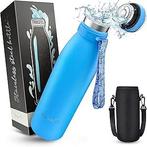 Waterfles RVS Vezato lichtblauw, Ophalen of Verzenden, Nieuw