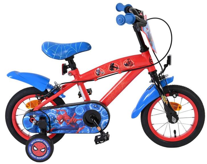 Spider-Man Kinderfiets - Jongens - 12 inch - Blauw/Rood -, Fietsen en Brommers, Fietsen | Kinderfietsjes, Nieuw, Verzenden