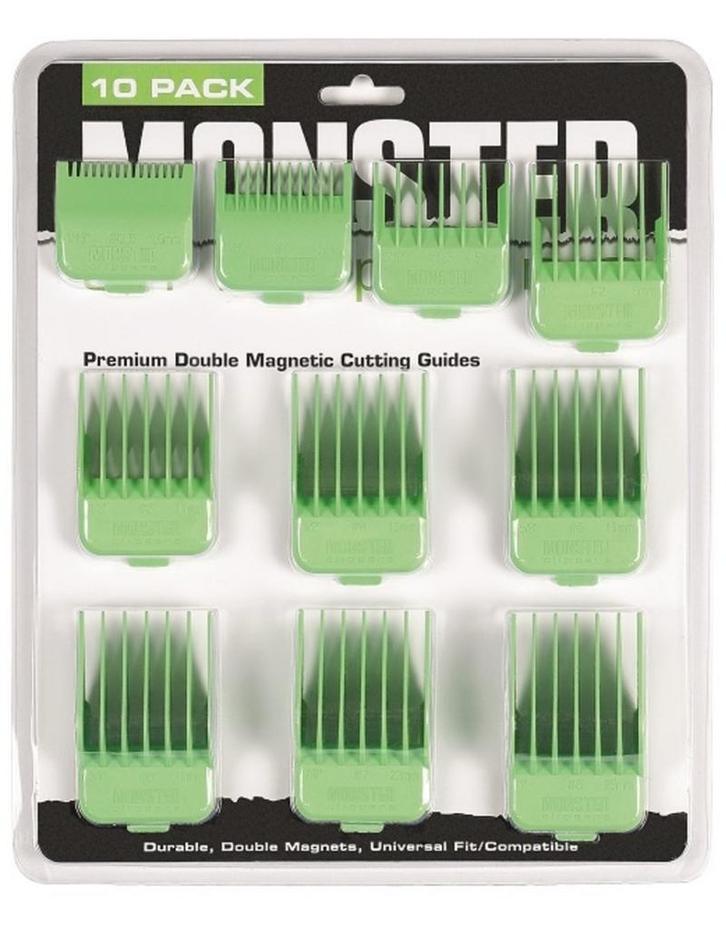 Monster Clippers  Magnetic Combs  Green, Sieraden, Tassen en Uiterlijk, Uiterlijk | Haarverzorging, Nieuw, Verzenden