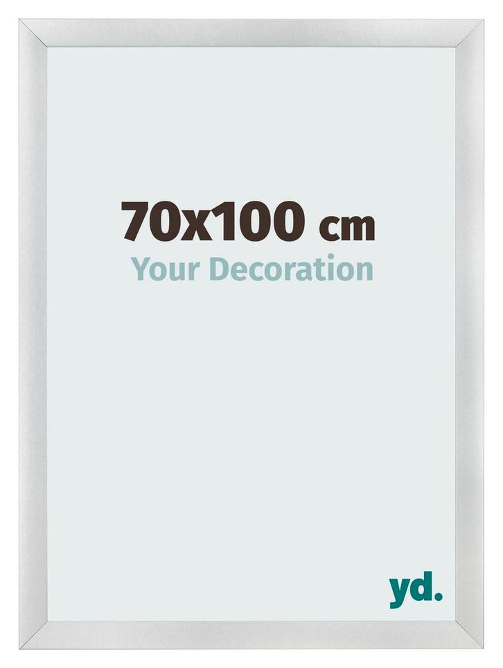 Fotolijst 70x100 cm - Zilver Mat - MDF - Pisa, Huis en Inrichting, Woonaccessoires | Lijsten, Nieuw, Verzenden