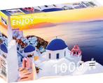 Sunrise over Santorini - Greece Puzzel (1000 stukjes) |, Hobby en Vrije tijd, Verzenden, Nieuw