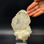 Bariet, enorme witte/geel kristal Kristalen - Hoogte: 116 mm, Verzamelen, Mineralen en Fossielen