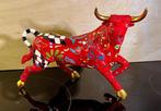 Manuel Silva de Pareira - Beeld, El toro rojo y colorido -, Antiek en Kunst