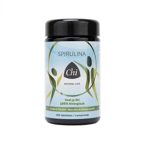 BIO Spirulina 500 mg tabletten - 190 stuks - Chi Natural, Sport en Fitness, Gezondheidsproducten en Wellness, Nieuw