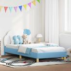 vidaXL Bedframe voor kinderen met hoofdbord Blauw 90 x 190, Verzenden, Nieuw, Blauw