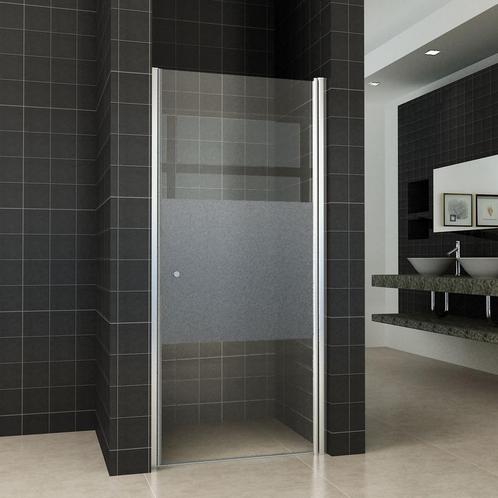 Nisdeur Wiesbaden met middenband RS 70x200cm 8mm NANO, Doe-het-zelf en Verbouw, Sanitair, Douche, Nieuw, Chroom, Ophalen of Verzenden