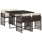 Tuinset Rattan Bruin | Retourdeal | 64% Korting!, 4 zitplaatsen, Rotan, Nieuw, Ophalen of Verzenden