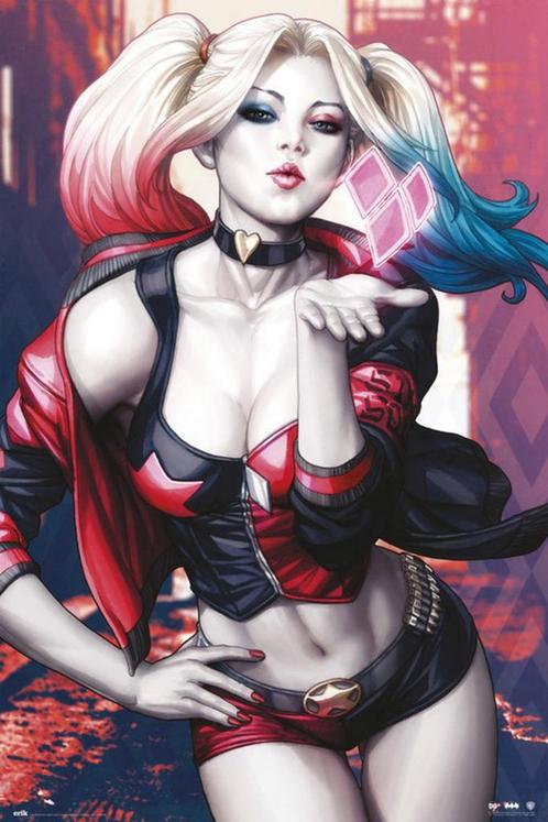 Poster DC Comics Harley Quinn Kiss 61x91,5cm, Verzamelen, Posters, Nieuw, A1 t/m A3, Verzenden