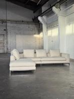 Minotti Andersen Hoekbank | Beige (NIEUWSTAAT), 300 cm of meer, Ophalen of Verzenden, Zo goed als nieuw, Bank Hoekbank Bankstel Bankje Loungebank Banken Chaise Lounge 