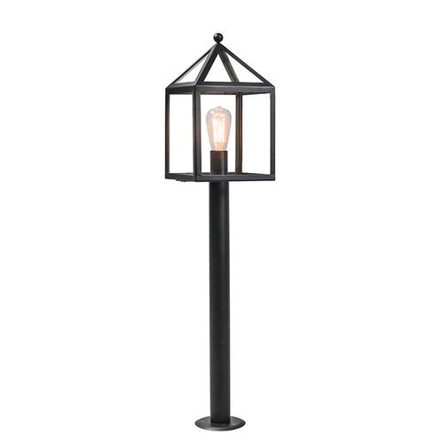 Buitenlamp paal zwart 100 cm - Amsterdam, Huis en Inrichting, Lampen | Vloerlampen