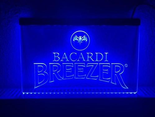 Bacardi breezer neon bord lamp LED cafe verlichting reclame, Verzamelen, Merken en Reclamevoorwerpen, Nieuw, Verzenden