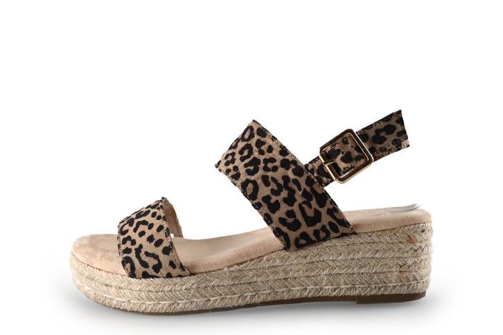 Dolcis Sandalen in maat 38 Panter, Kleding | Dames, Schoenen, Overige kleuren, Zo goed als nieuw, Sandalen of Muiltjes, Verzenden