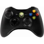 Microsoft Xbox 360 Wireless Controller-Zwart (Xbox 360), Ophalen of Verzenden, Zo goed als nieuw