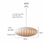 Nordic Wabi Sabi Satijnen Hanglamp – Moderne LED E27 Design, Huis en Inrichting, Lampen | Hanglampen, Verzenden, Nieuw