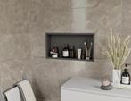 Inbouwnis Salo 30 x 60 x 10 cm geborsteld Gun Metal (B-keus), Ophalen of Verzenden, Nieuw
