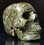 Geweldige Florest Jaspis Schedel - Hand Carved Skull Free