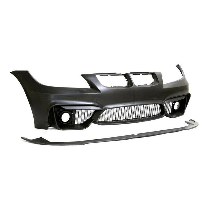 EVO 2 M3 Look Voorbumper Met Lip BMW E90 E91 05-08 B1950, Auto-onderdelen, Carrosserie en Plaatwerk, Nieuw, BMW, Voor, Bumper