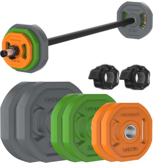 Tunturi Aerobic Pump Set 20kg - Halterset met 6 schijven, Sport en Fitness, Fitnessmaterialen, Nieuw, Verzenden