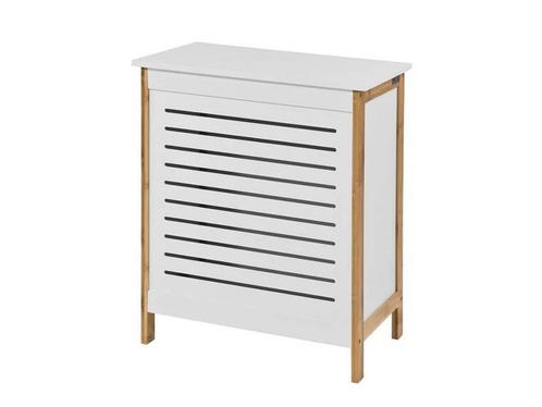 SoBuy Wasmand - wit - 50x30x60 cm, Huis en Inrichting, Woonaccessoires | Overige, Nieuw, Verzenden