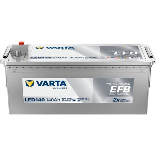 Varta LED140 (Professional EFB) – 12V 140Ah dual-purpose, Watersport en Boten, Navigatiemiddelen en Scheepselektronica, Ophalen of Verzenden