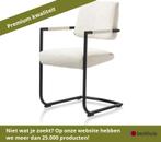 XOOON Zeno metalen fauteuil - Crème, Huis en Inrichting, Fauteuils, Ophalen of Verzenden, Nieuw, Overige materialen