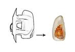 HOEK LAMP VOOR NISSAN NV400 2010- 261652475R, Auto-onderdelen, Verlichting, Ophalen of Verzenden, Nieuw