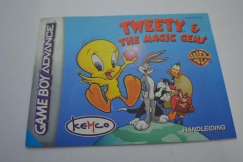 Tweety & The Magic Gems (GBA HOL MANUAL), Spelcomputers en Games, Spelcomputers | Nintendo Portables | Accessoires, Zo goed als nieuw