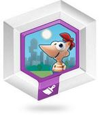 Disney Infinity 1.0 Power Disc Phineas and Ferb-Danville Sky, Ophalen of Verzenden, Zo goed als nieuw