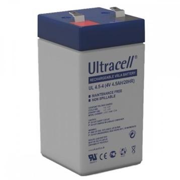 Ultracell VRLA/loodaccu UL 4V 4.5Ah (Oplaadbare batterijen) beschikbaar voor biedingen